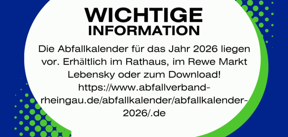 Stadt Lorch am Rhein - Abfallkalender 2026 - 1 Stadt Lorch am Rhein - Abfallkalender 2026 - 1