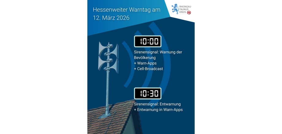 Hessenweiter Warntag 12.03.2026 - Teaser für Montag
